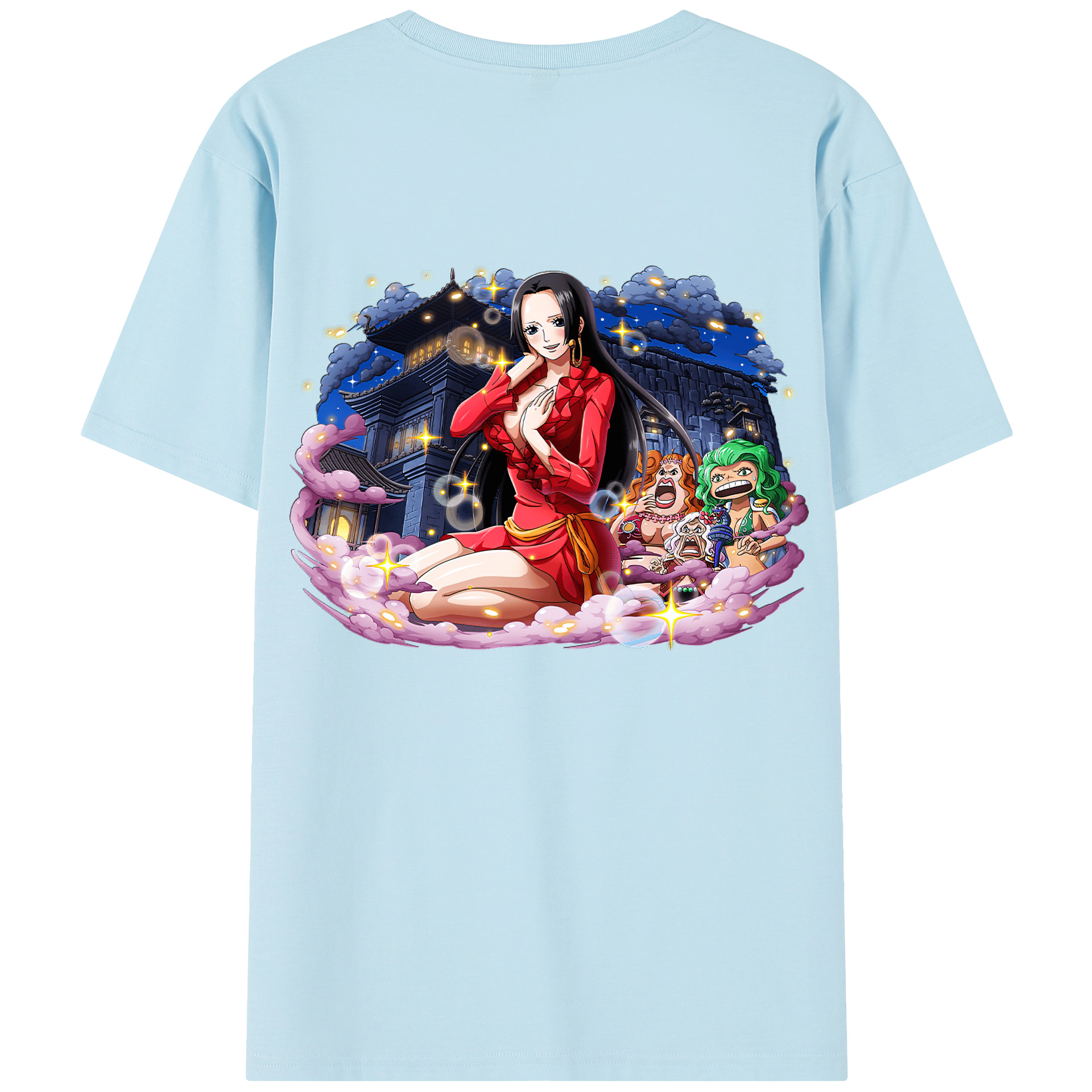ワンピース ボア・ハンコック ONE PIECE Boa·Hancock 綿100％半袖Tシャツ（背面プリント）